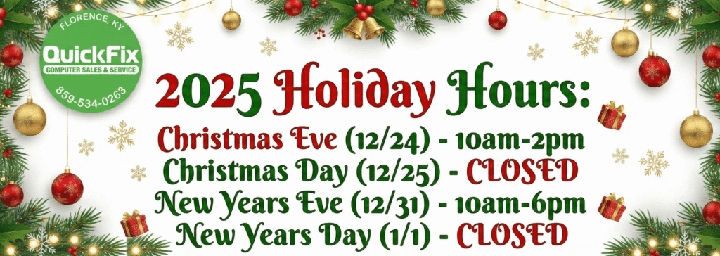 Holiday Hours